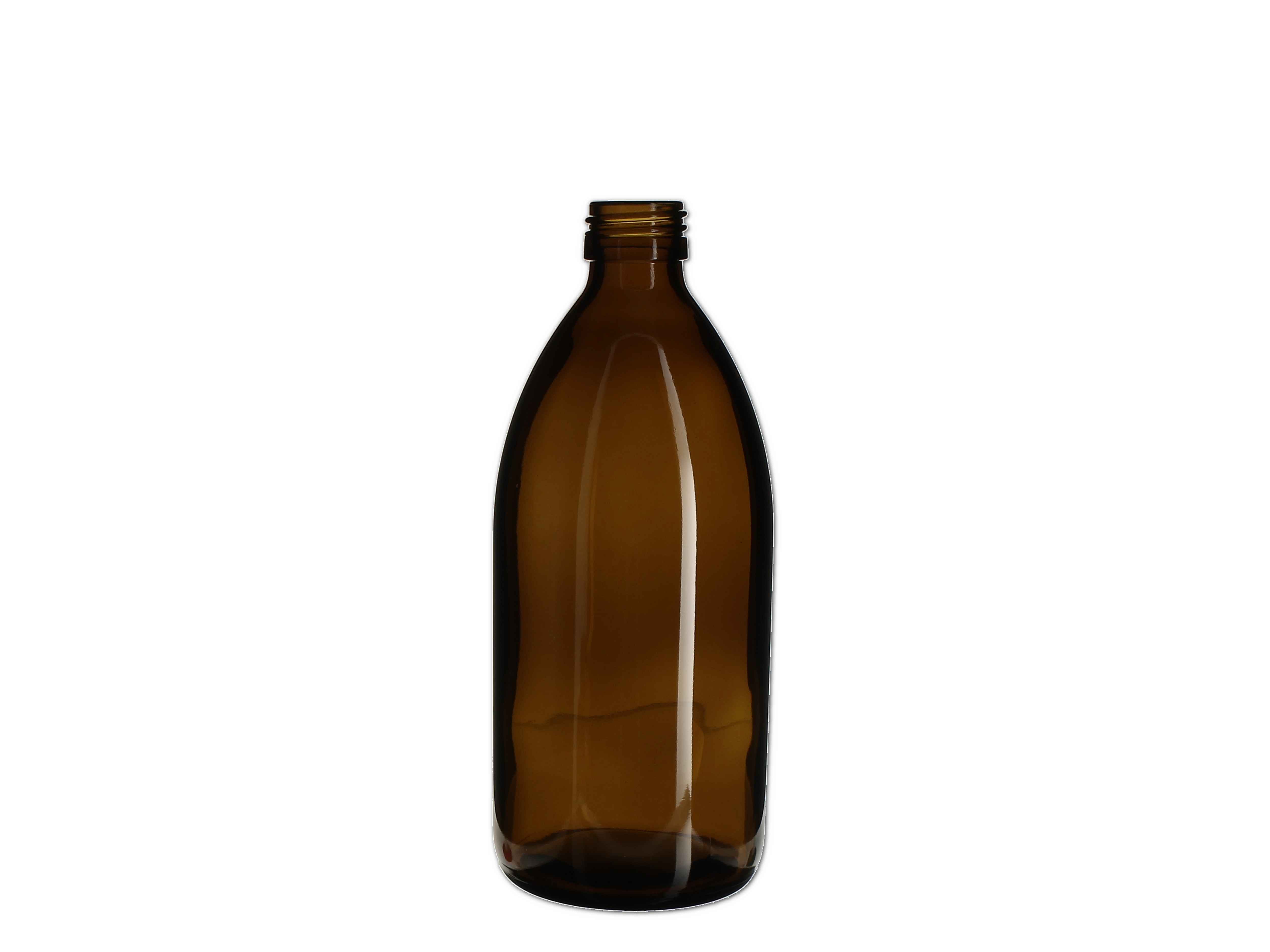    Medizin Flasche braun - PP28 - 500ml