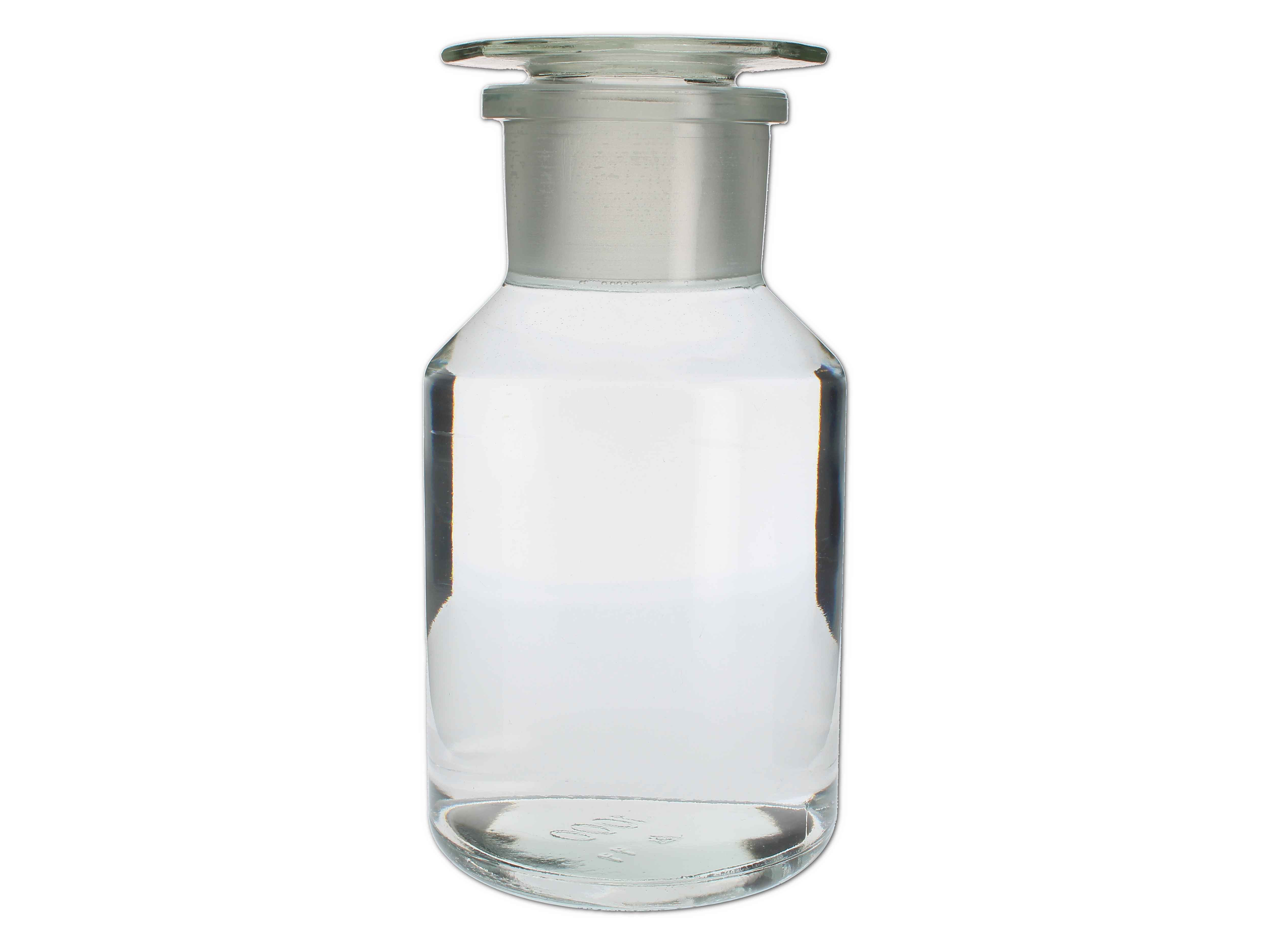    Pulverglas weiß mit Glasstopfen, rund - 1000 ML