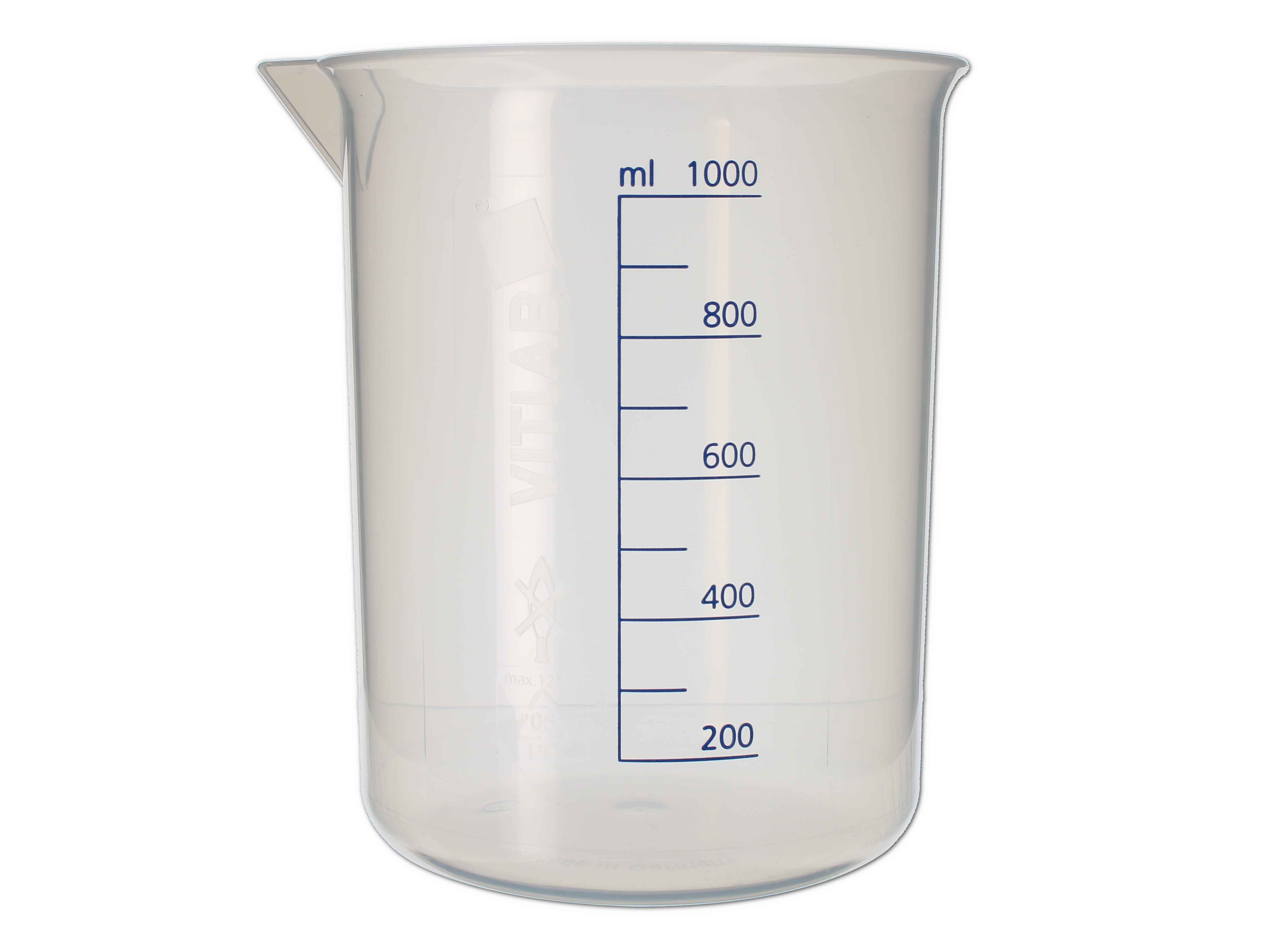    Messbecher, Kunststoff, graduiert - 1000ml