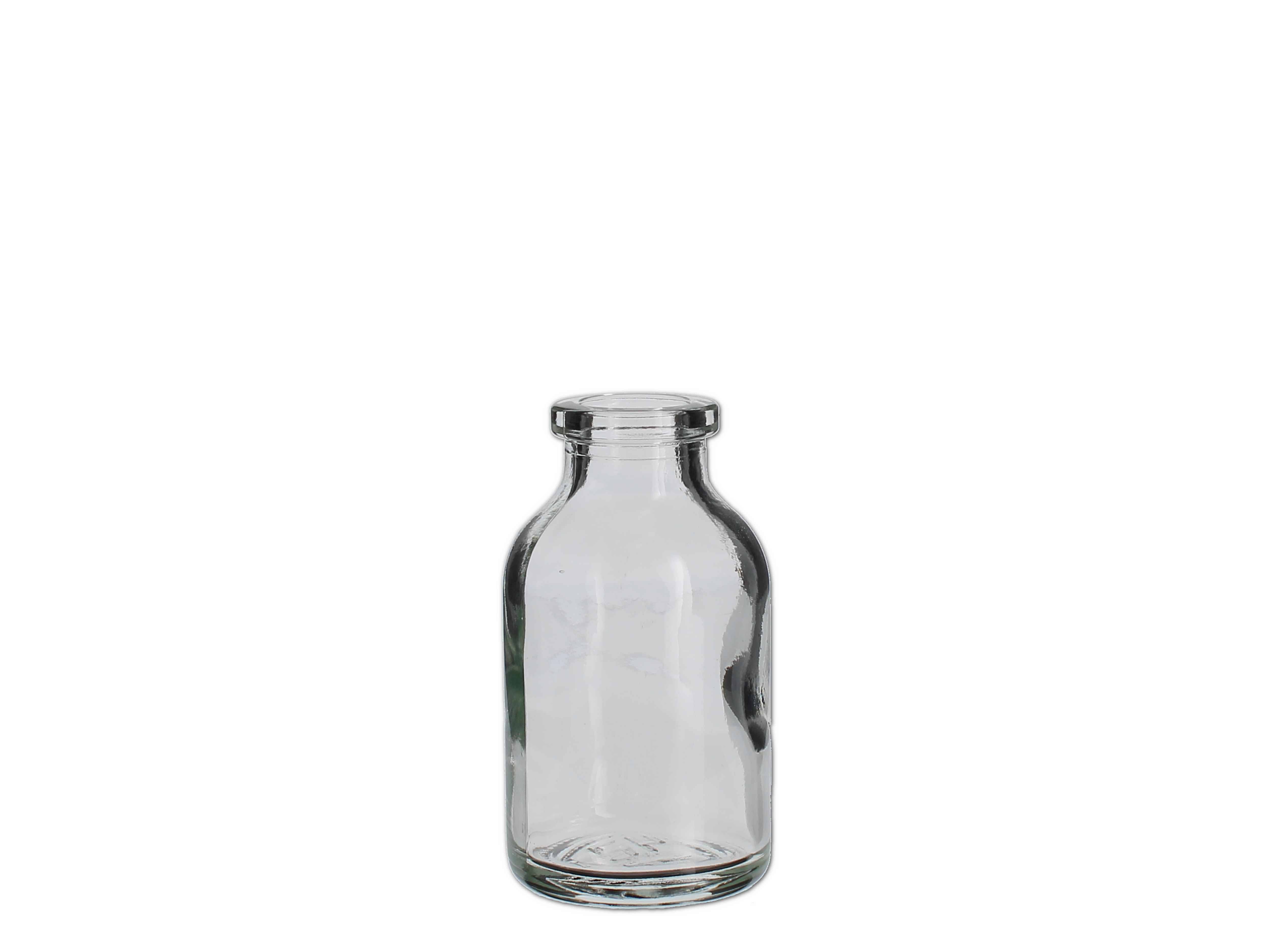    Impfstoff-Flasche weiß (bauchig) - 20ml