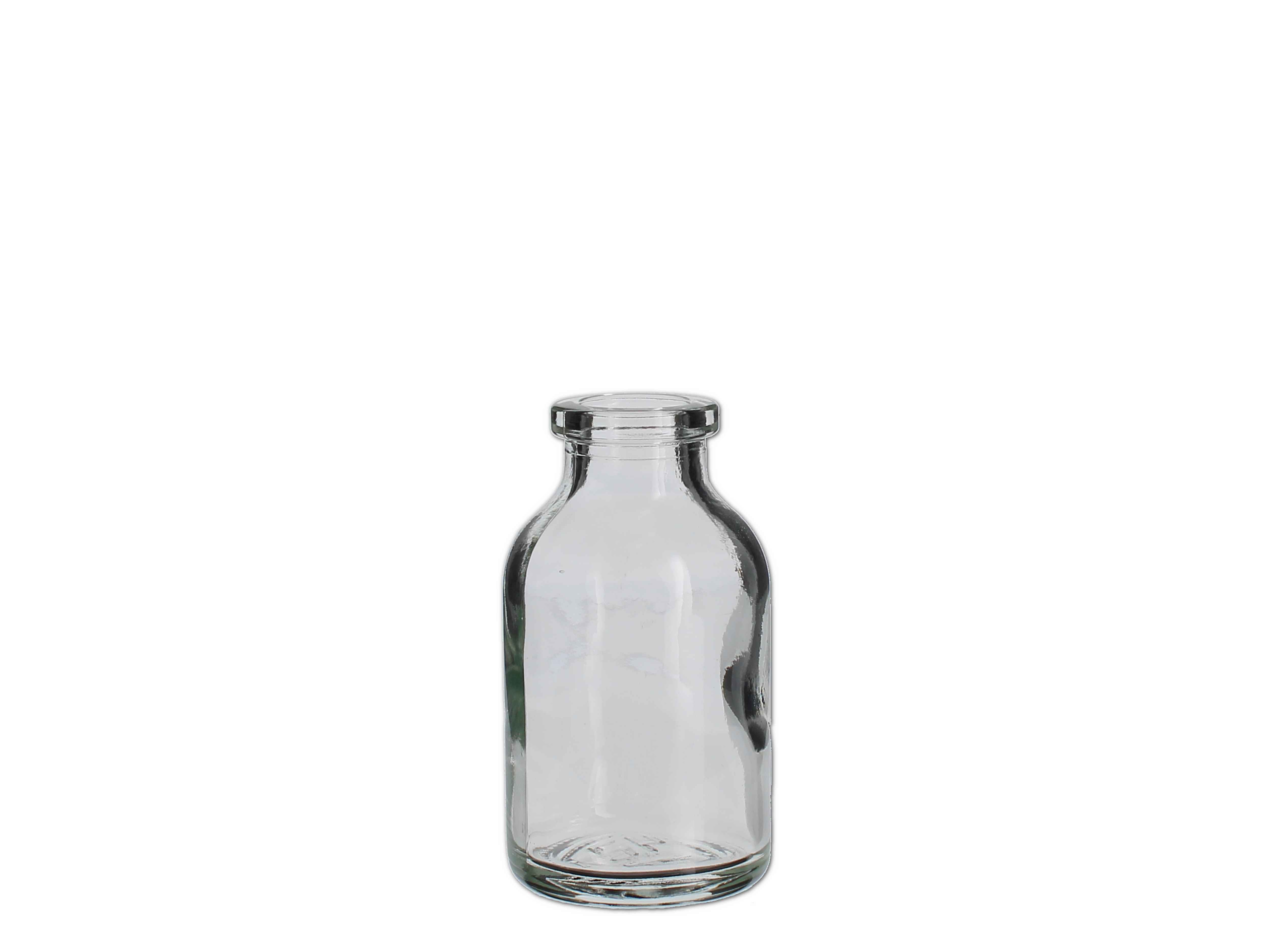 Impfstoff-Flasche weiß (bauchig) - 20ml