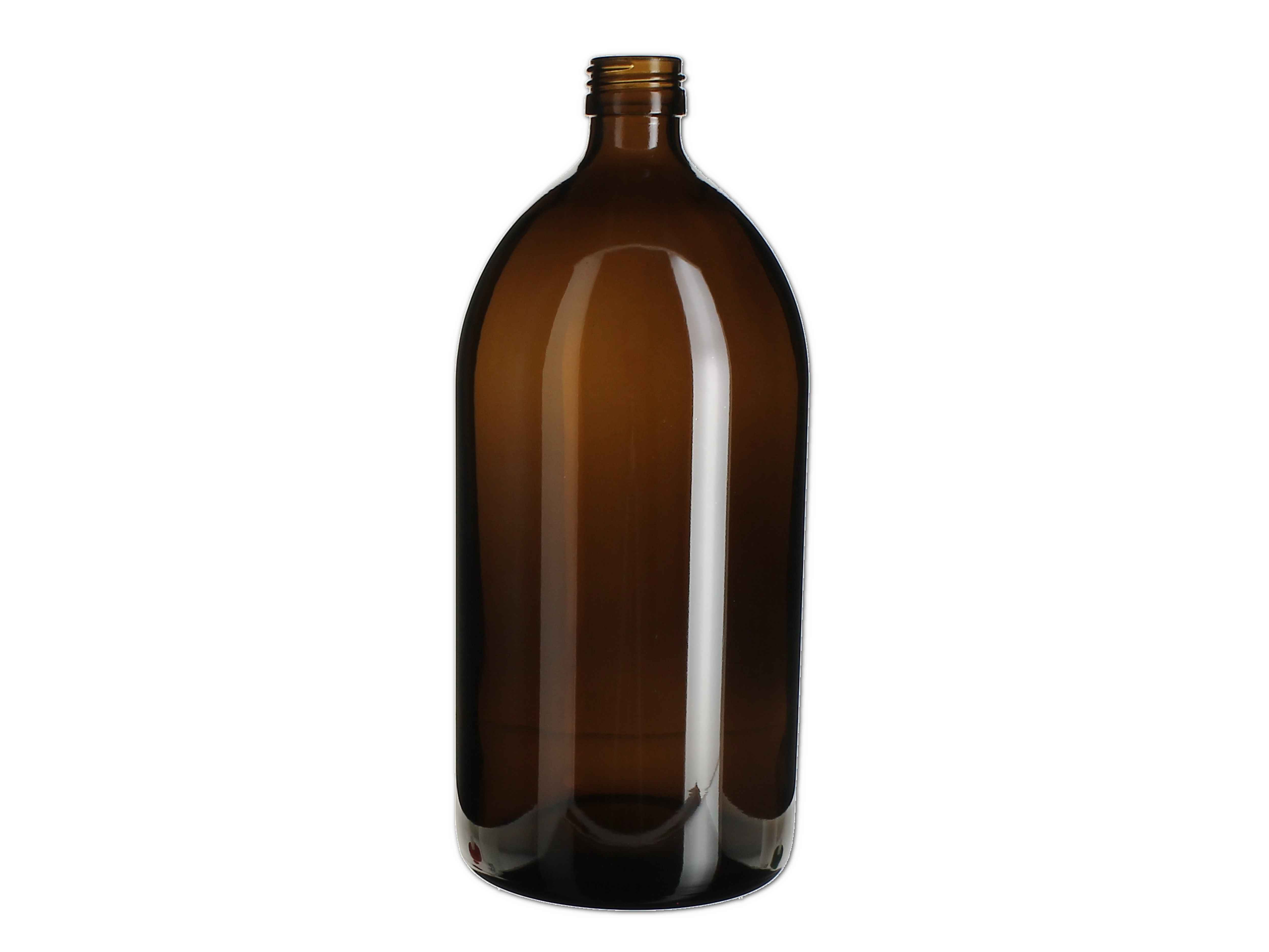   Medizin Flasche braun - PP28 - 1000ml