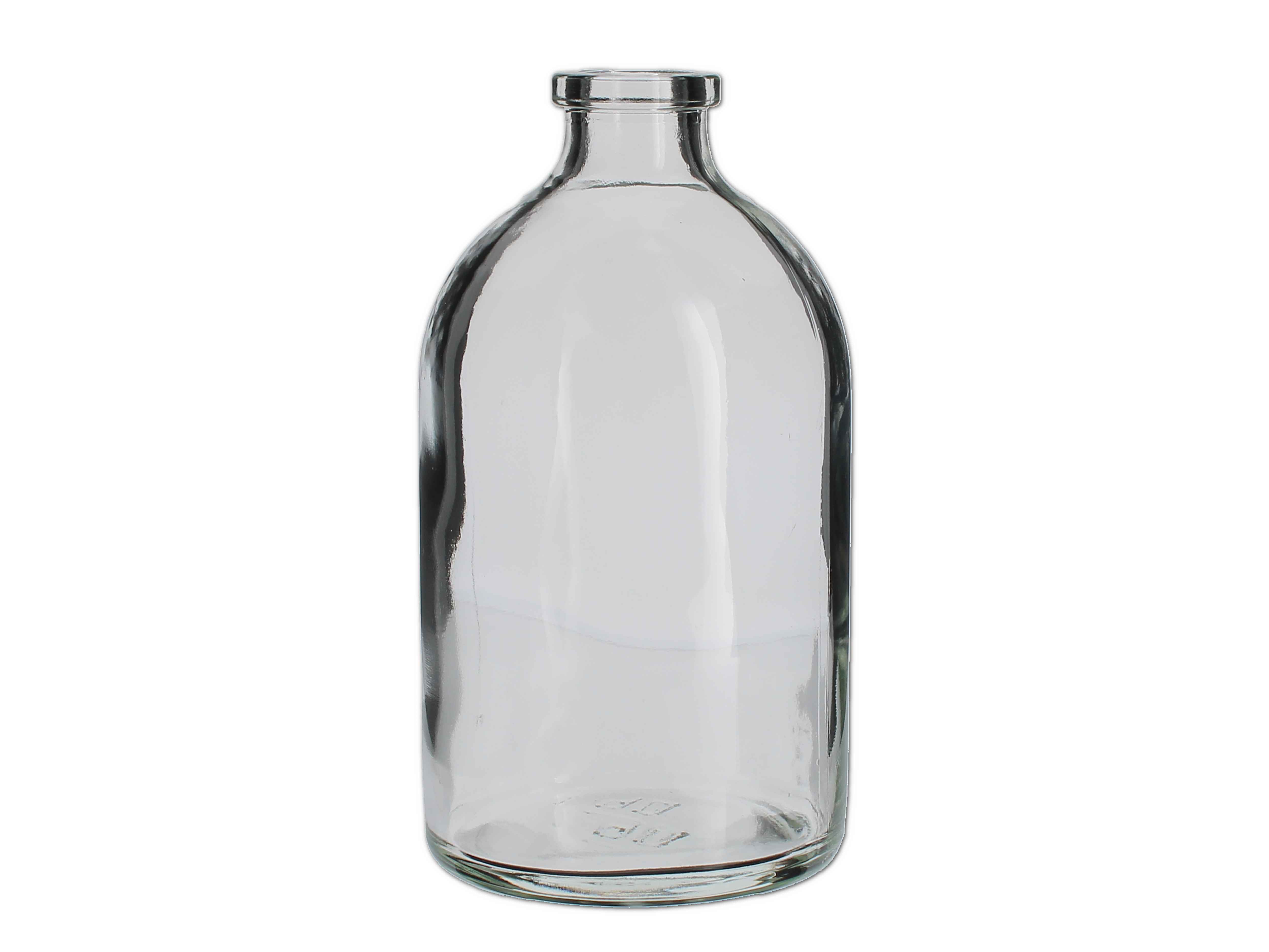 Impfstoff-Flasche weiß (bauchig) - 100ml