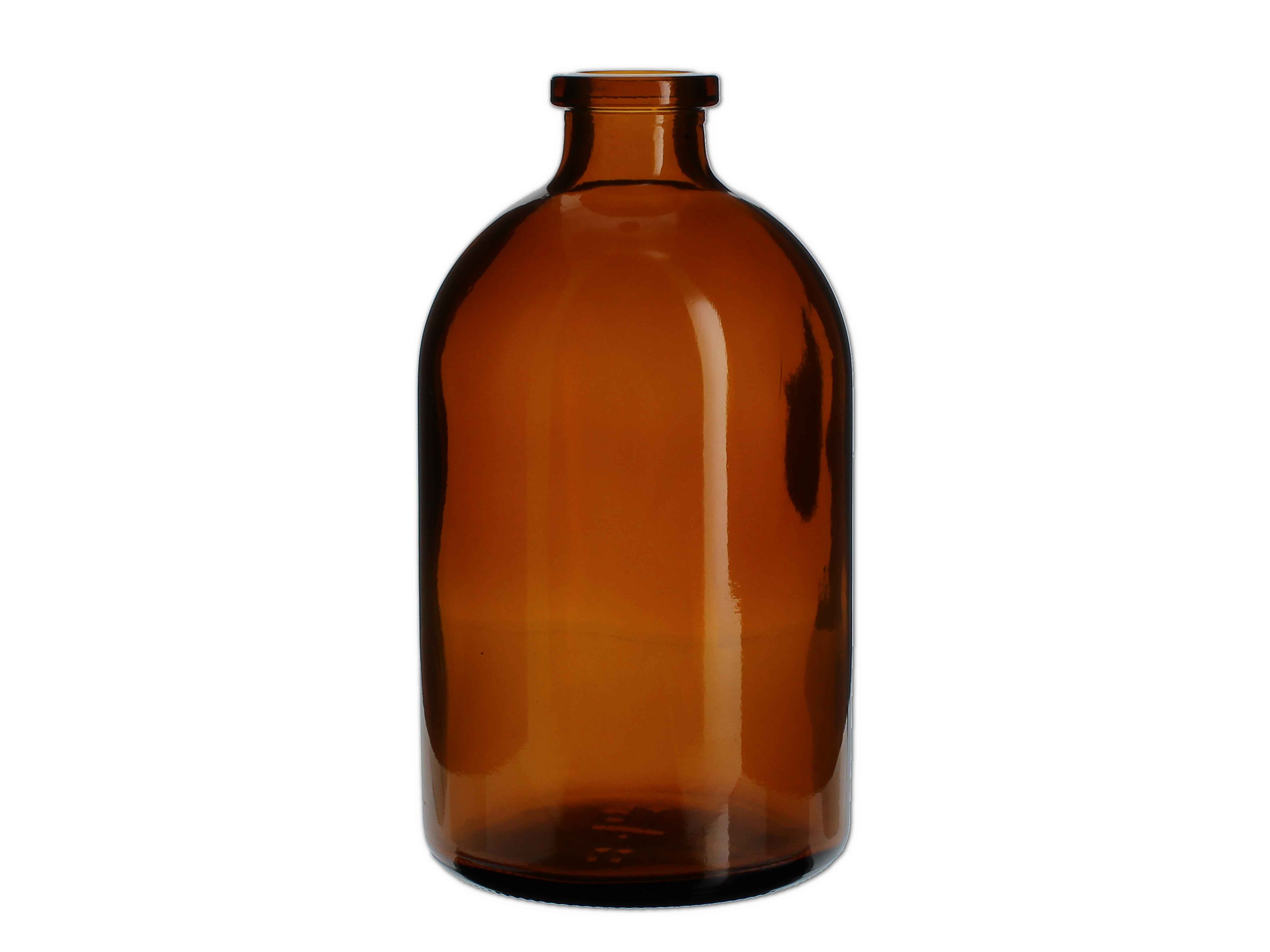 Impfstoff-Flasche braun (bauchig) - 100ml