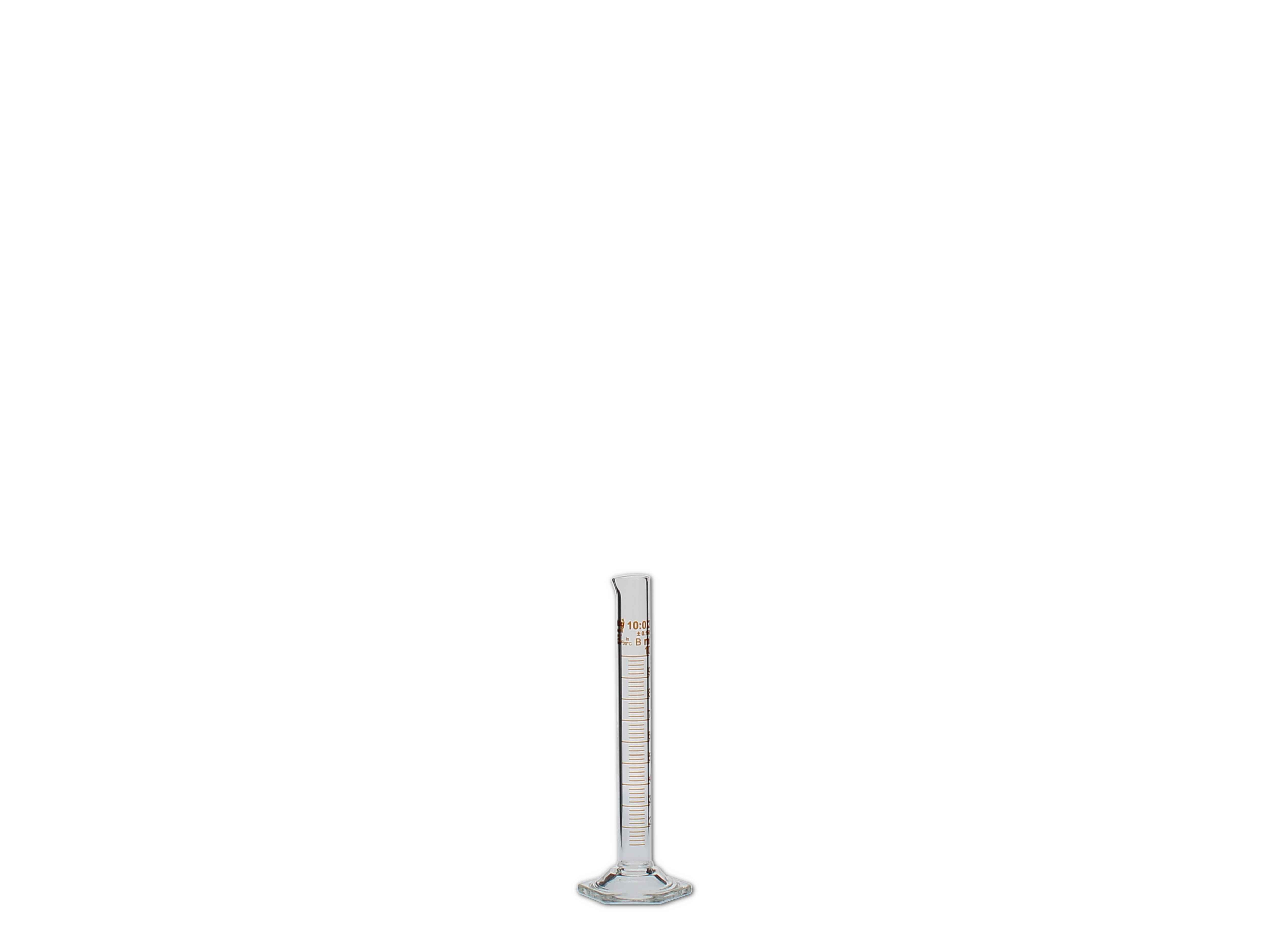Messzylinder, Glas, graduiert - 10ml (hohe Form)