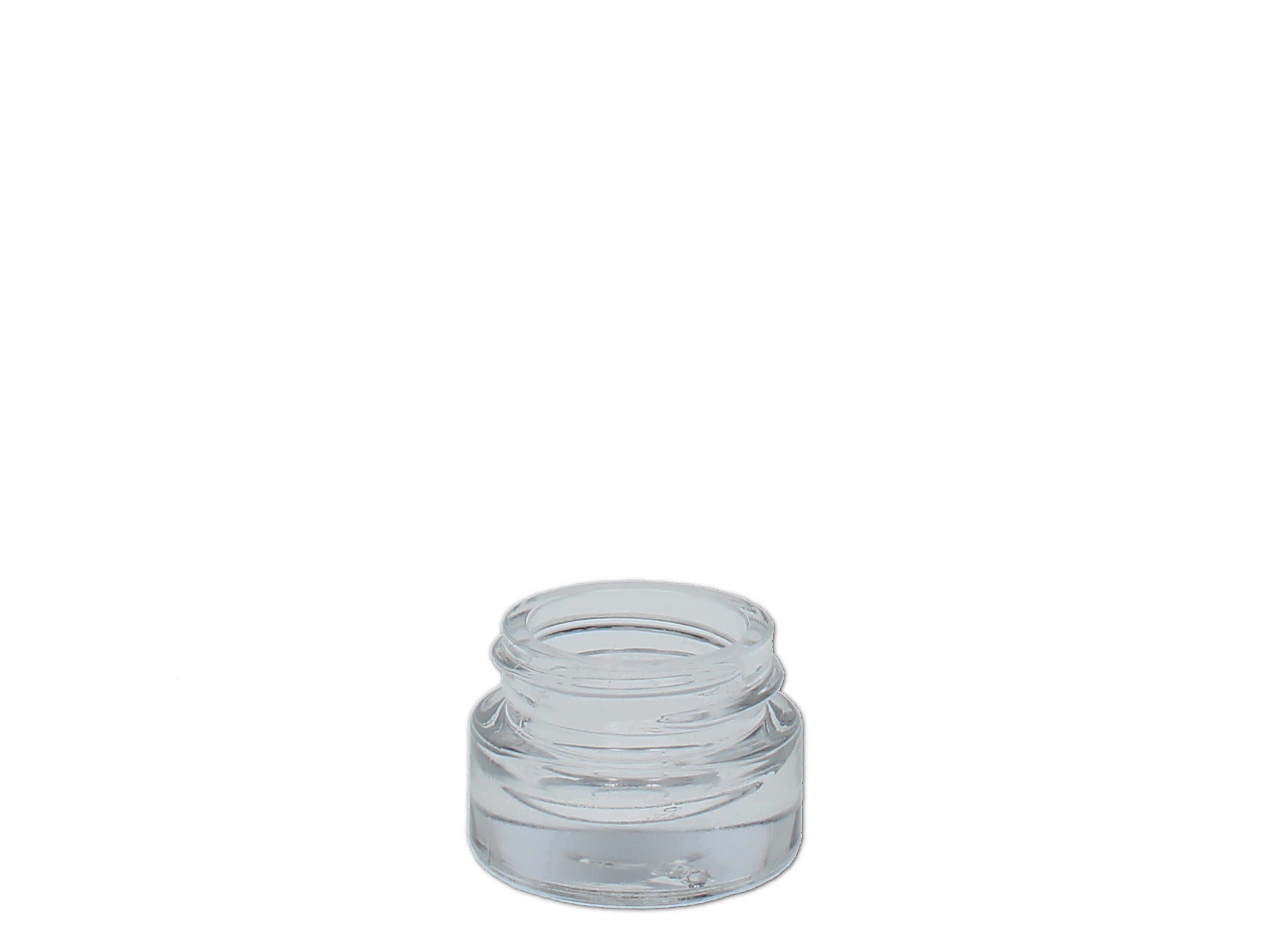    Creme-Tiegel Glas, kristall  5ml