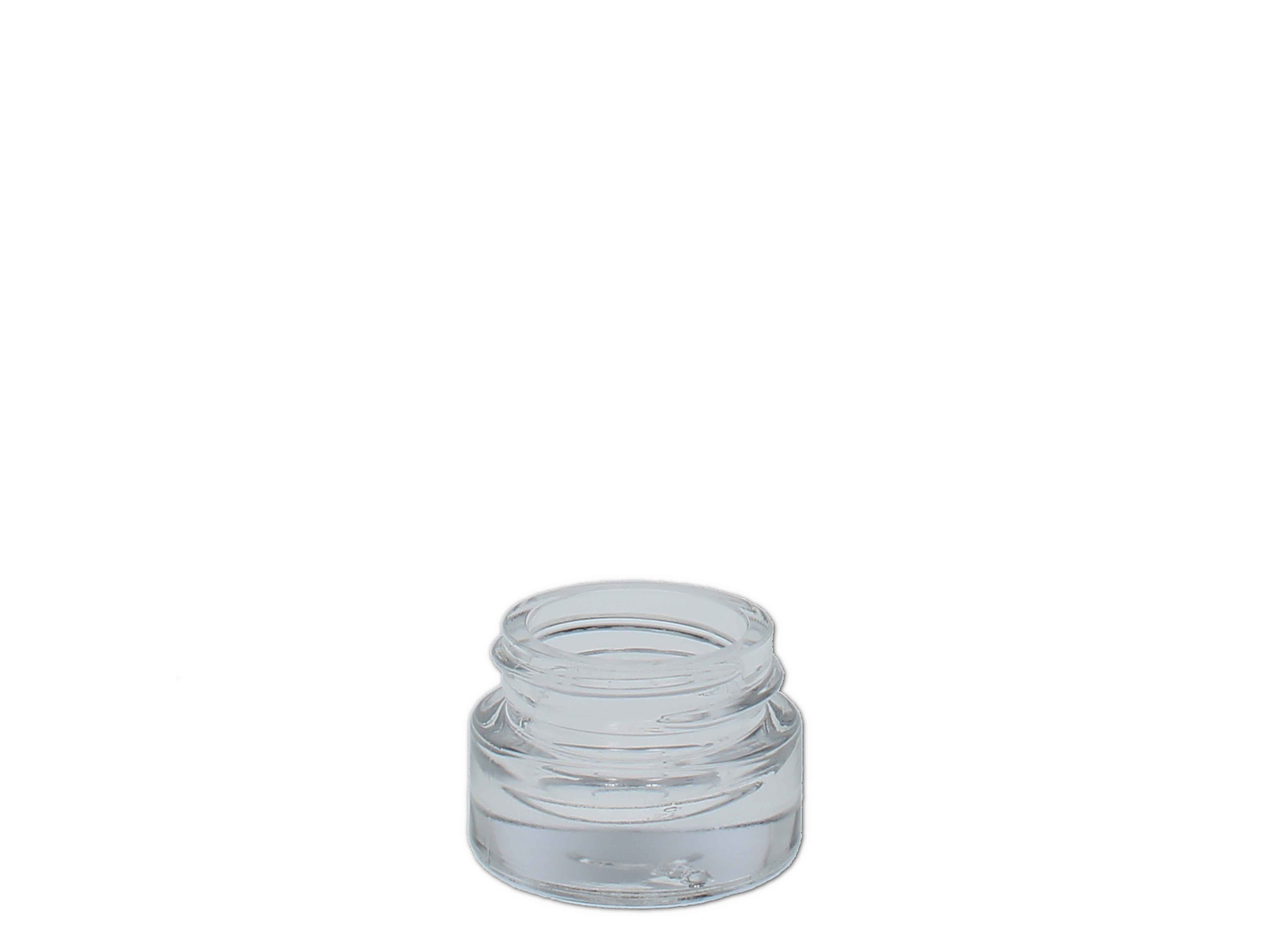 Creme Tiegel Glas, kristall  5ml