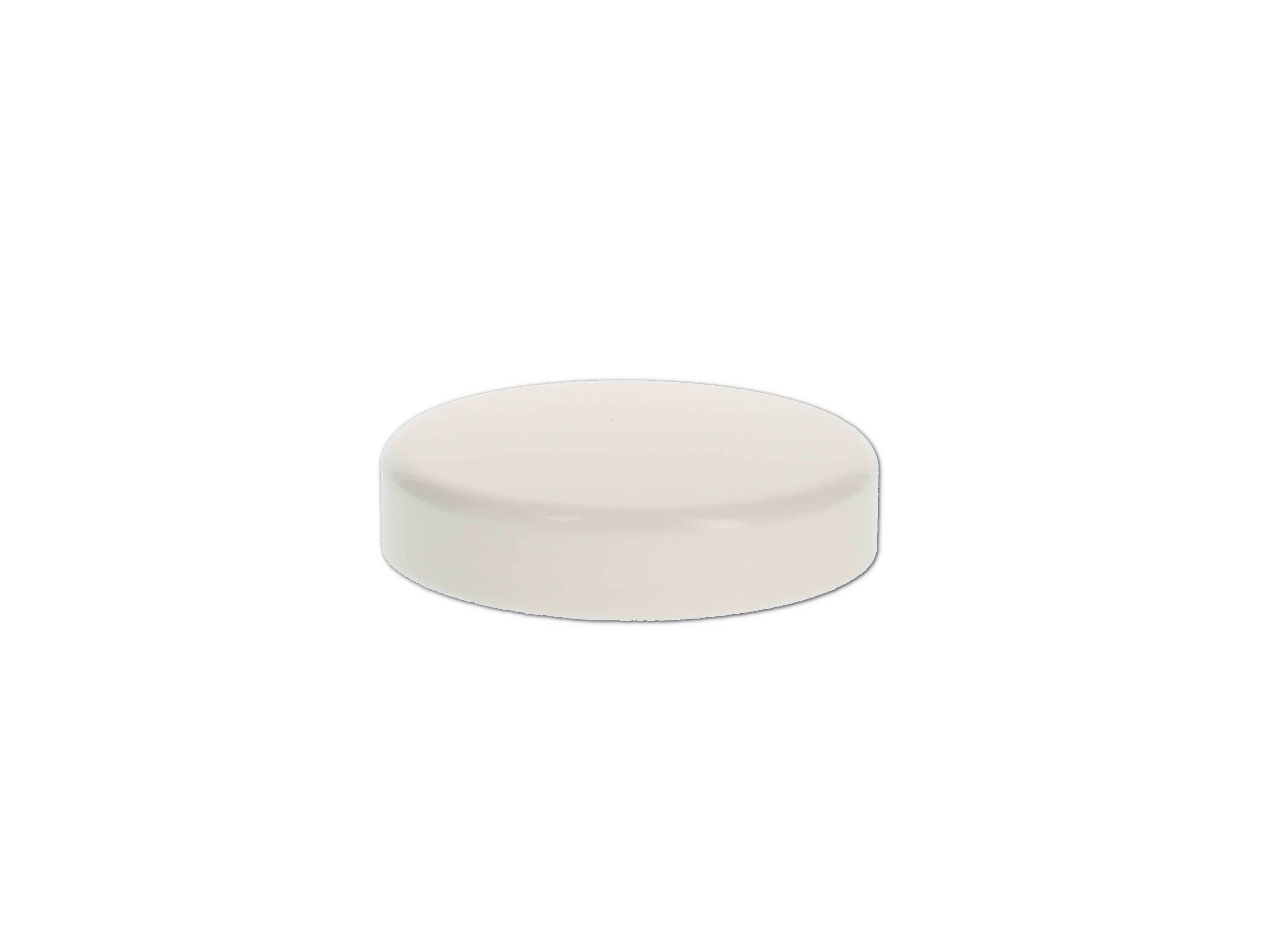 Deckel mit Einlage für Creme Tiegel 50ml / weiß