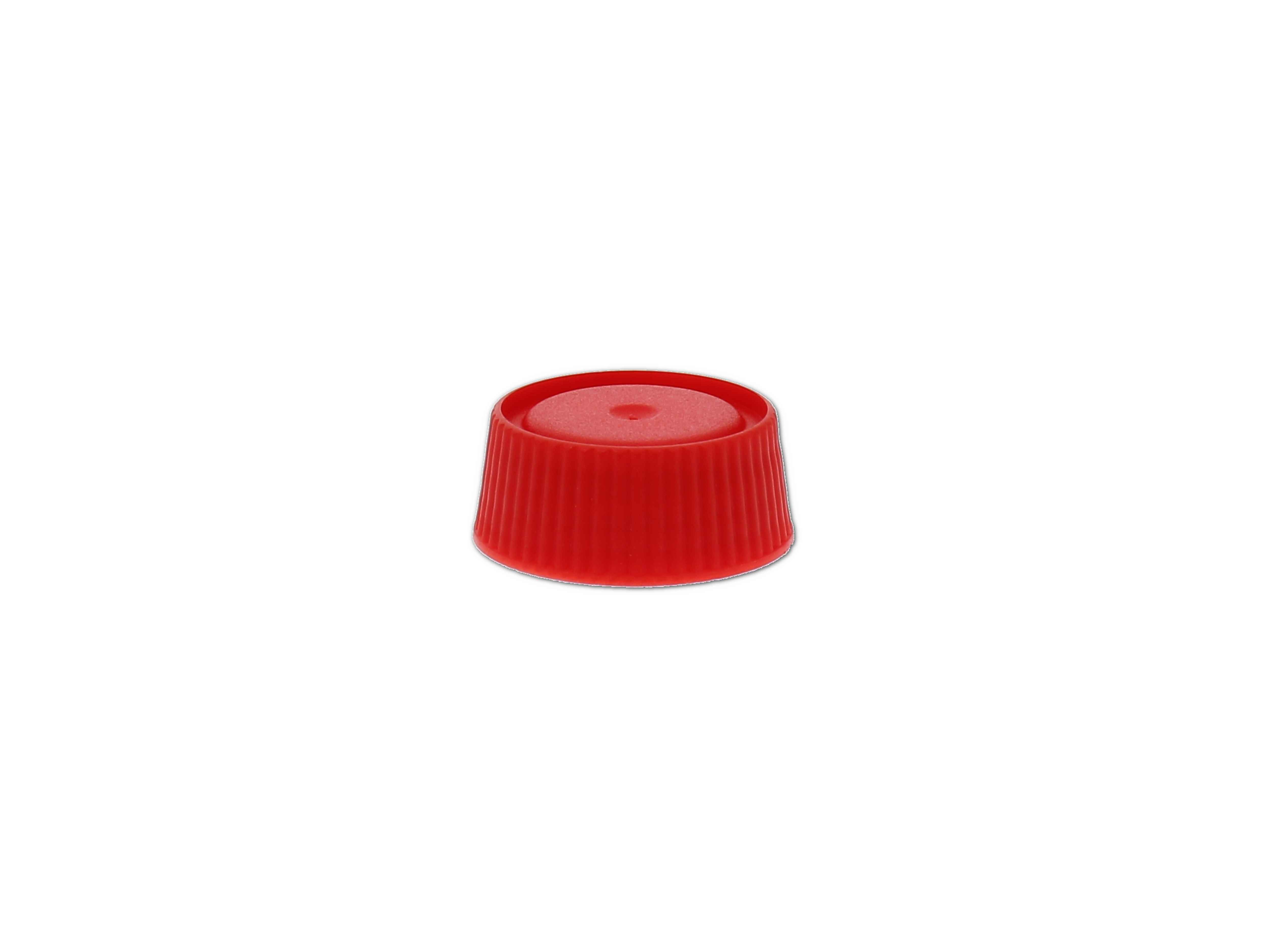    Verschluss DK rot für Kunststoff-Flasche rund, 250 - 1000ml