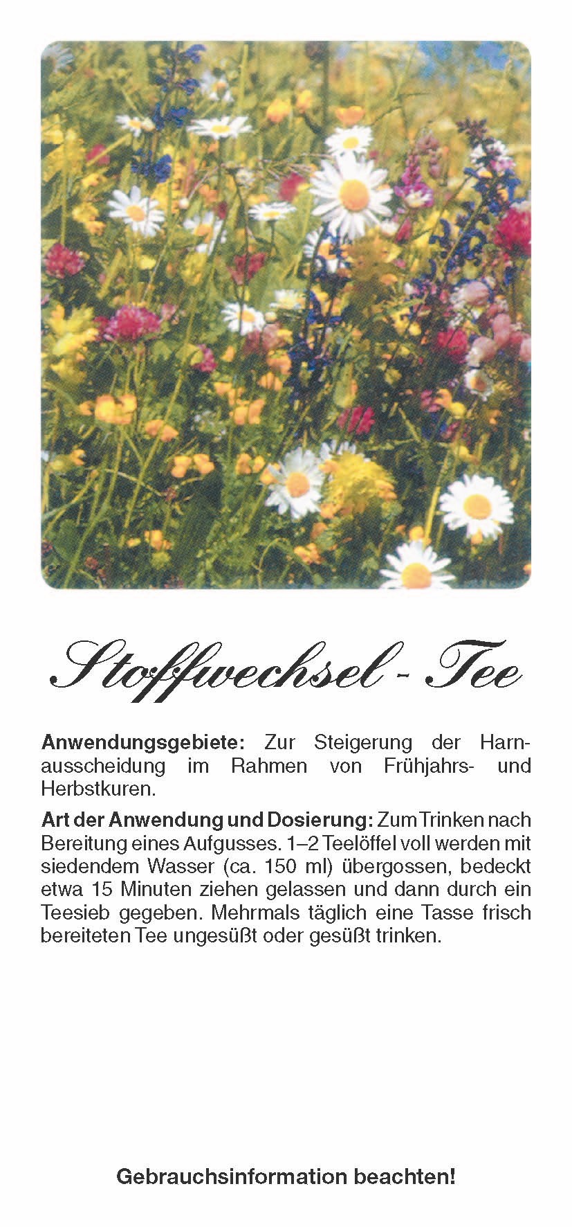 Teehaftetiketten 2tlg. Stoffwechseltee