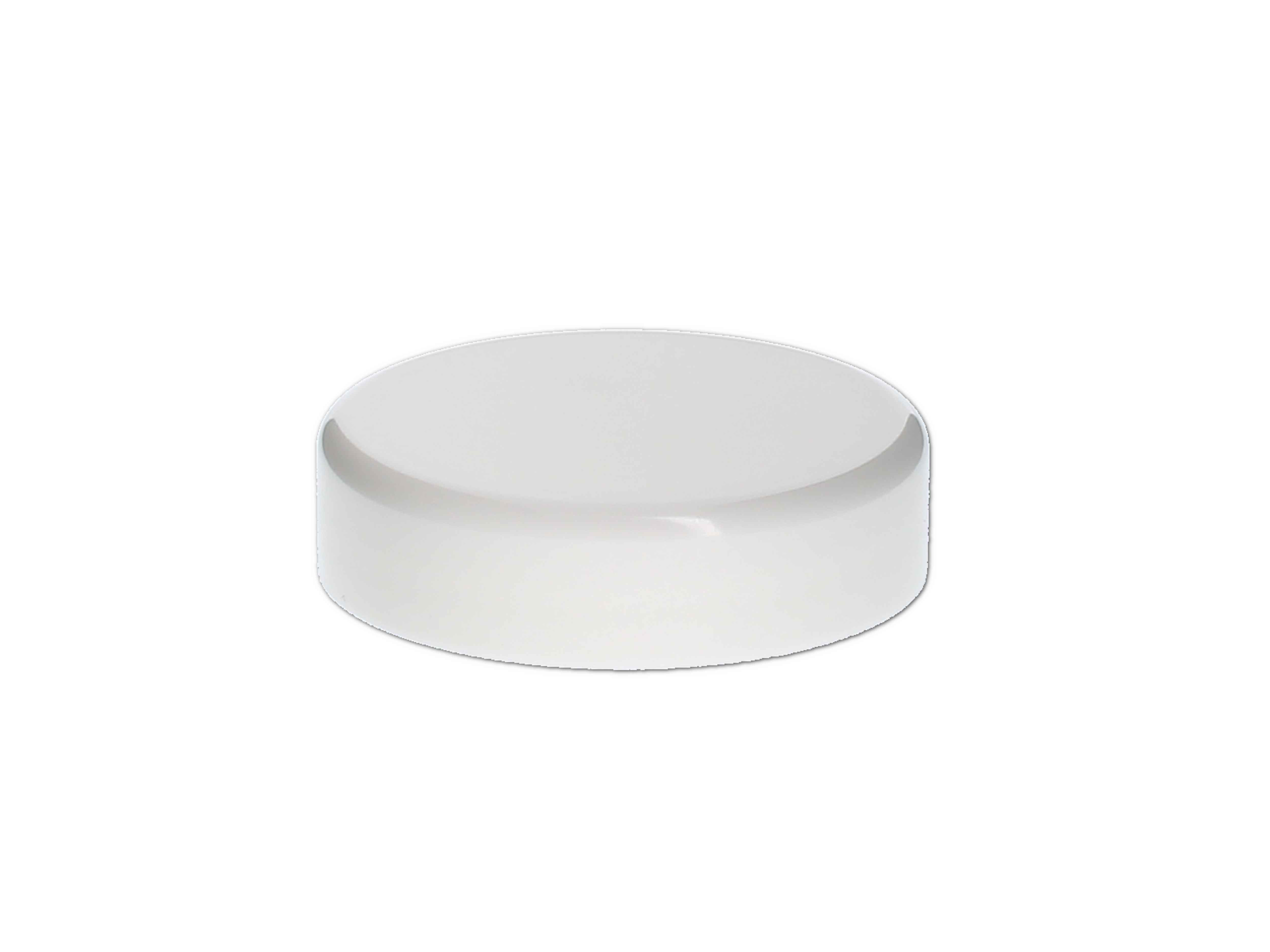 Deckel mit Einlage für Creme Tiegel 100ml / weiß