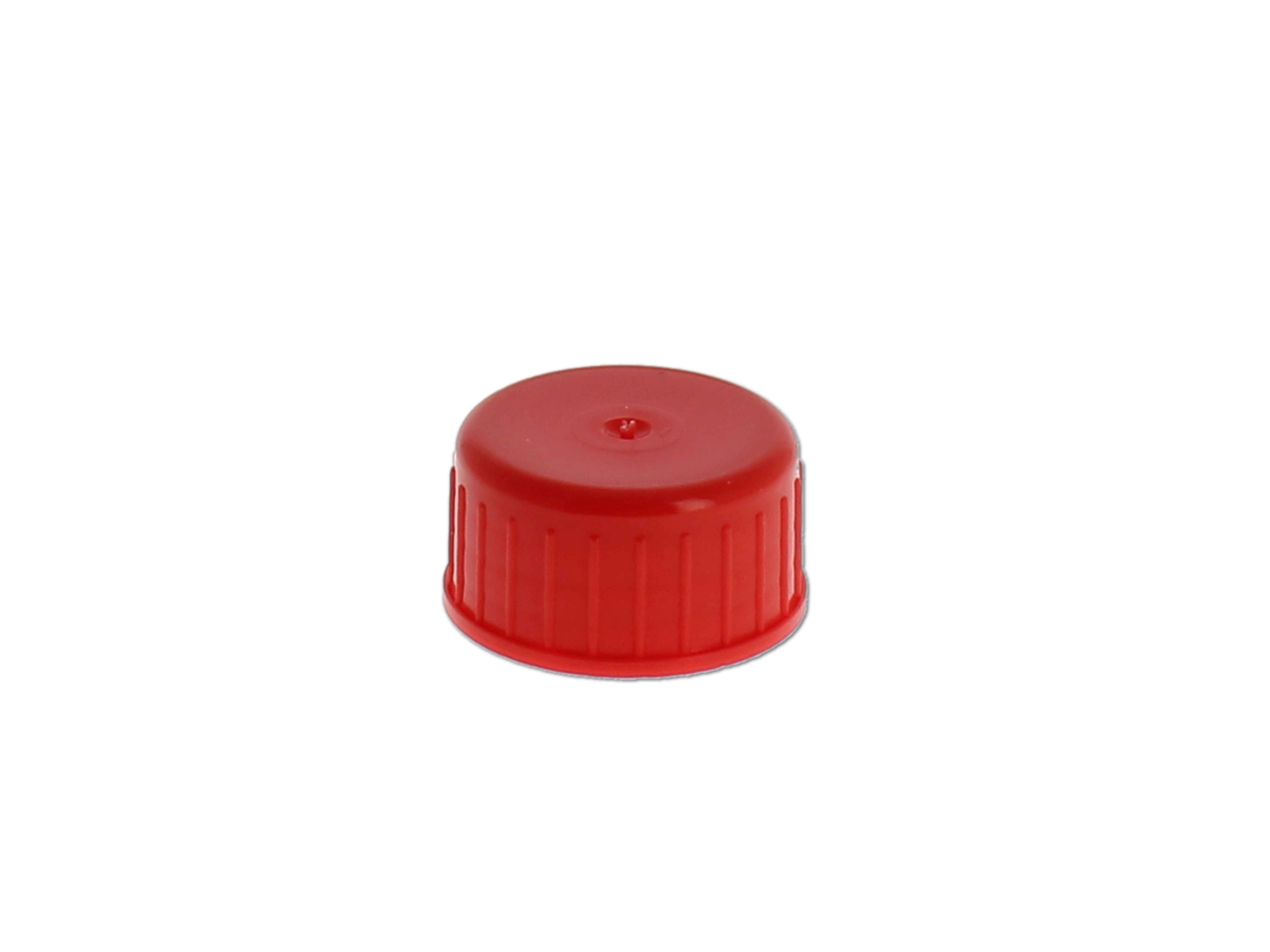 Verschluss rot für Kunststoff-Flasche 4Kant - 250ml